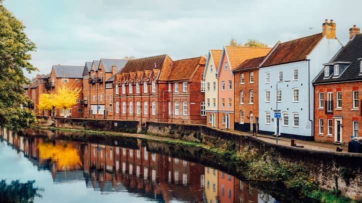 House by canal